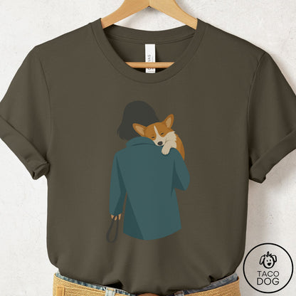 Corgi Carry T-Shirt Army Taco-Dog