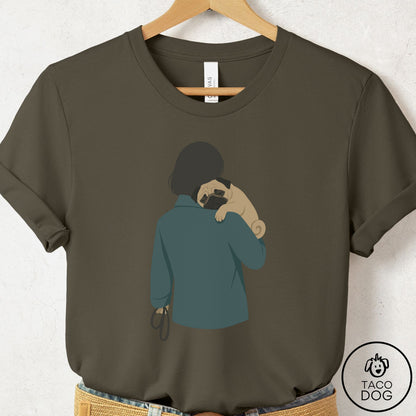 Pug Carry T-Shirt Army Taco-Dog