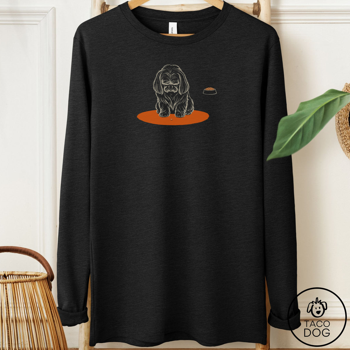 Shih Tzu Carryout Long Sleeve Tee
