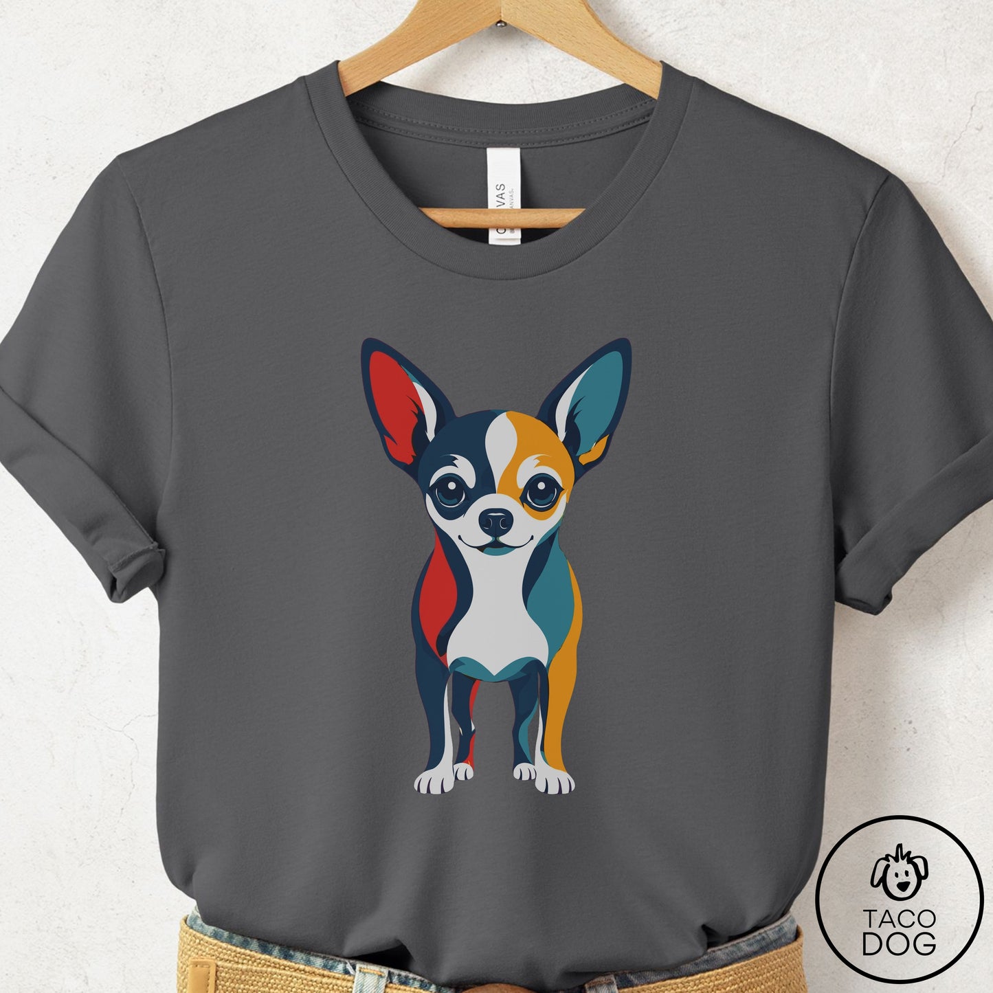 Chihuahua Color Block T-Shirt