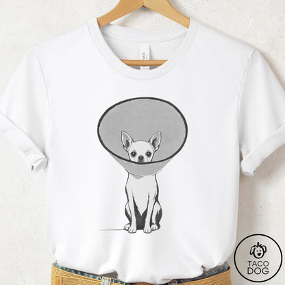 Chihuahua Cone T-Shirt White Taco-Dog