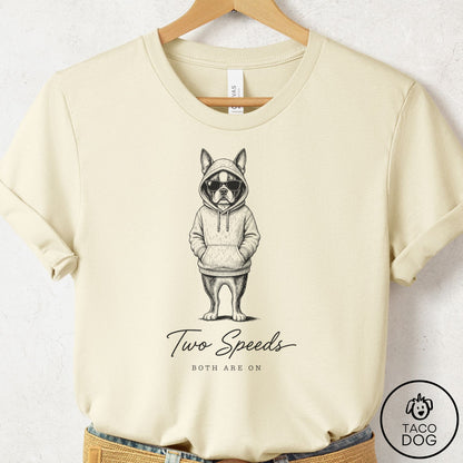 Boston Terrier Cool T-Shirt Natural Taco-Dog