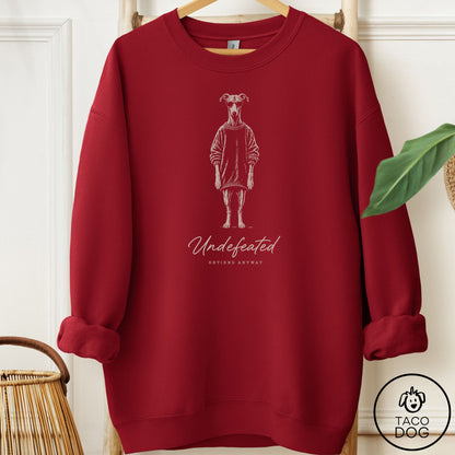 Italian Greyhound Whippet Cool Sweatshirt Garnet Taco-Dog