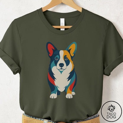 Corgi Color Block T-Shirt