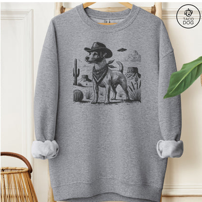 Jack Russell Cowboy UFO Sweatshirt