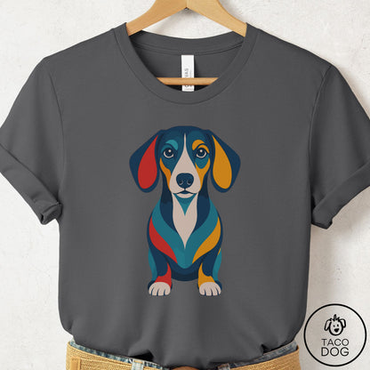 Dachshund Color Block T-Shirt
