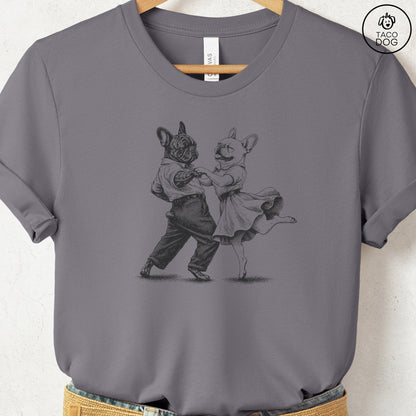French Bulldog Frenchie Dancing T-Shirt Storm Taco-Dog