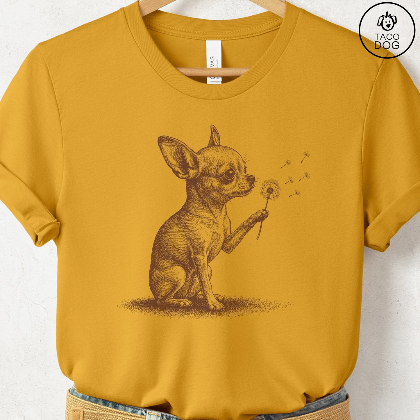 Chihuahua Dandelion T-Shirt