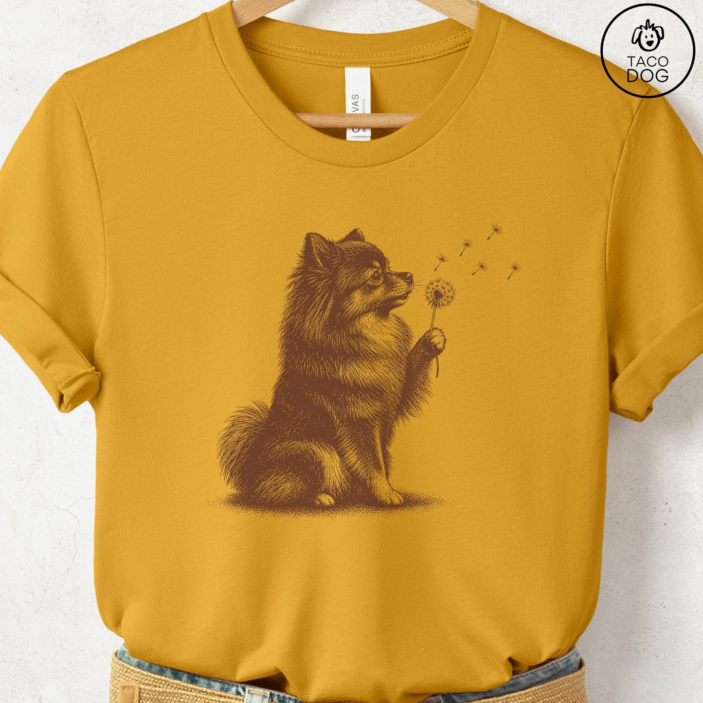 Pomeranian Dandelion T-Shirt