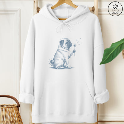 Pug Dandelion Hoodie
