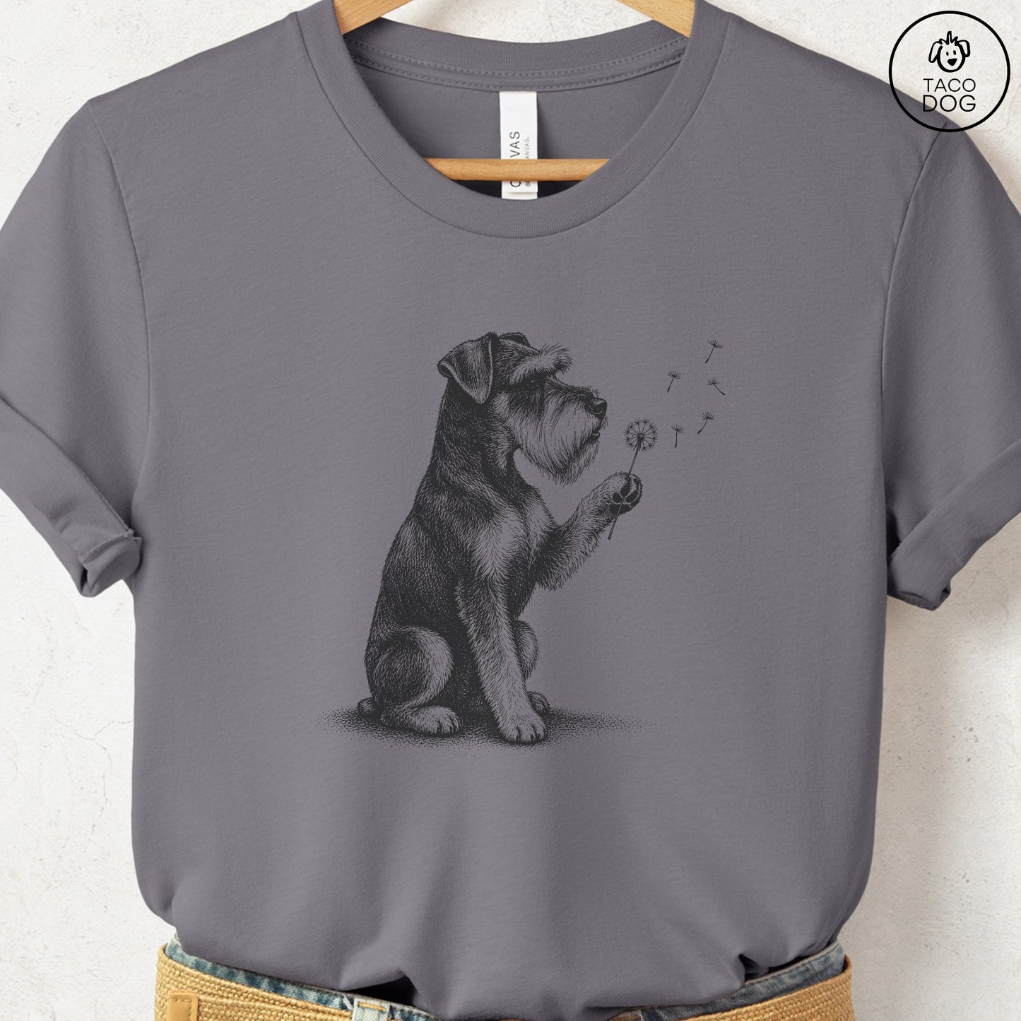 Schnauzer Dandelion T-Shirt