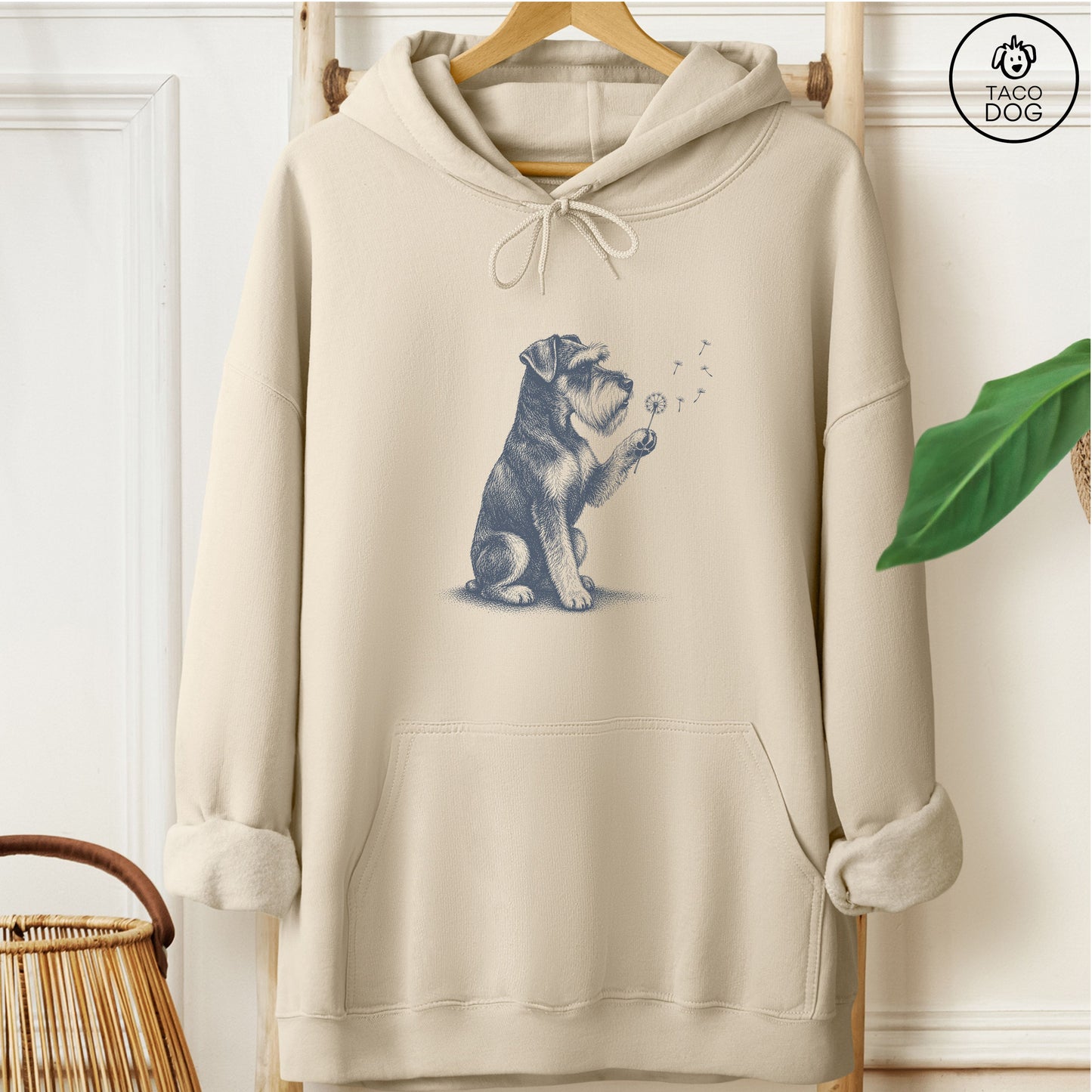 Schnauzer Dandelion Hoodie