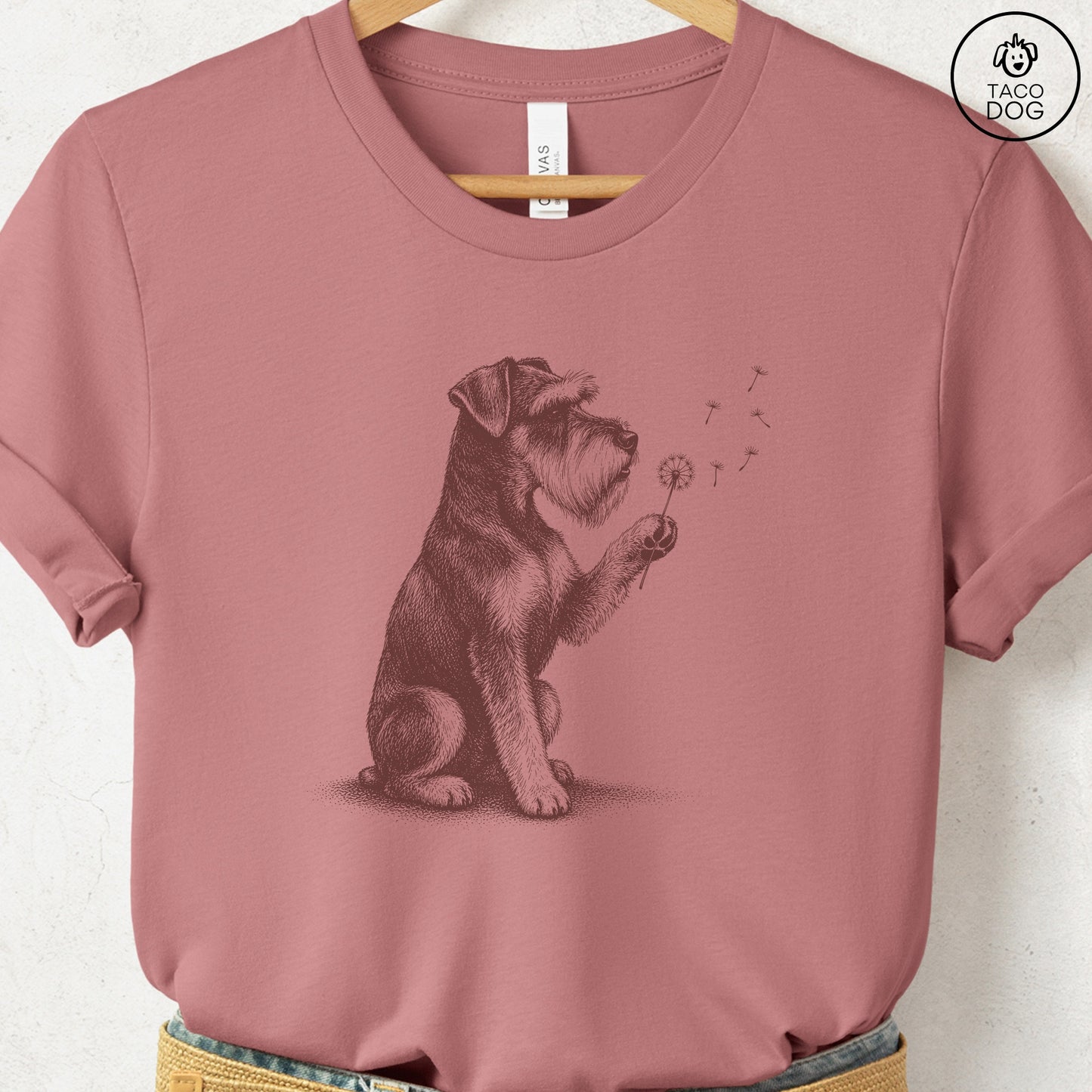Schnauzer Dandelion T-Shirt