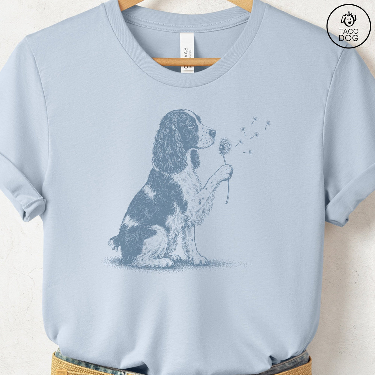 Springer Spaniel Dandelion T-Shirt