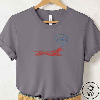 Dachshund Daydream T-Shirt Storm Taco-Dog