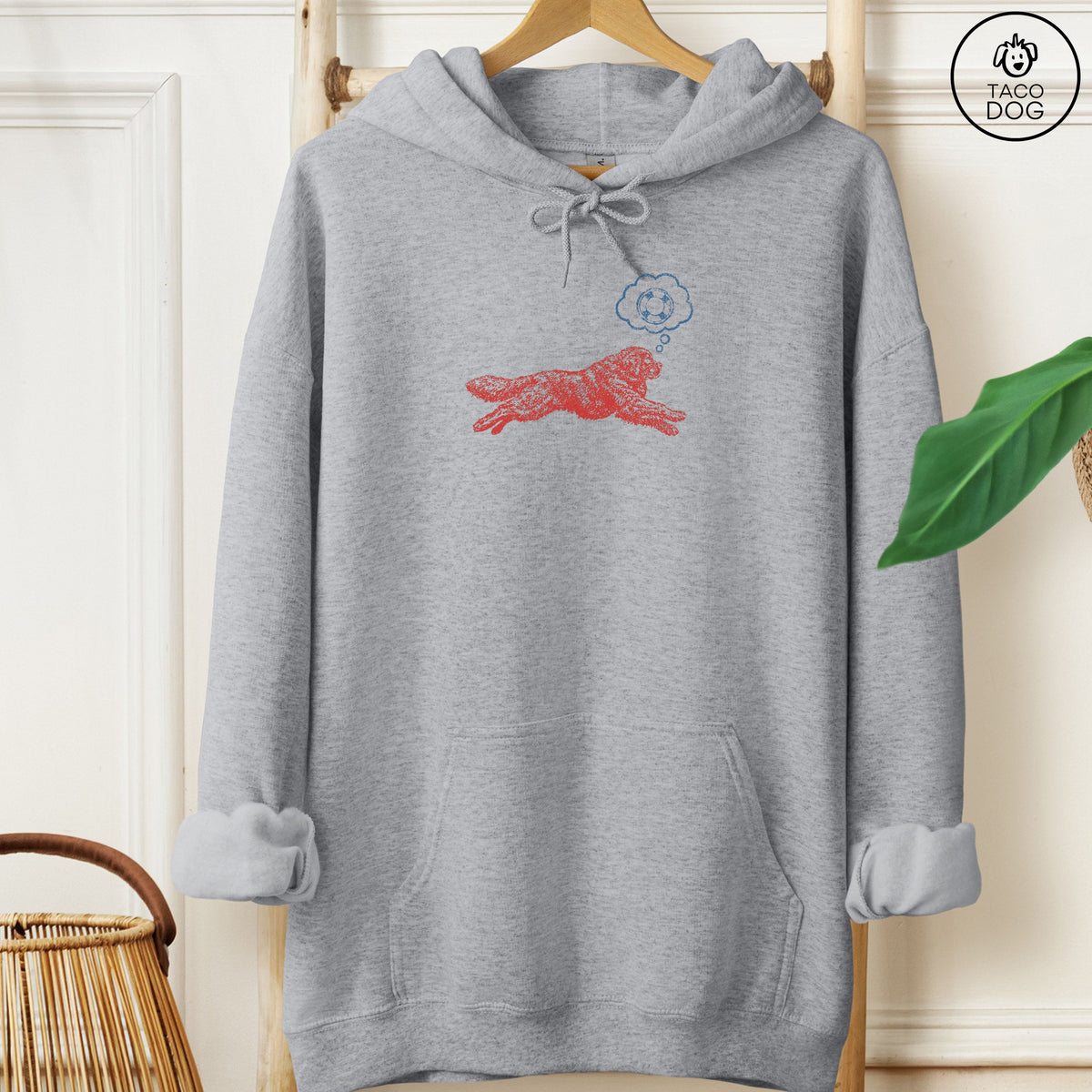 Newfoundland Daydream Hoodie Graphite Heather Taco-Dog