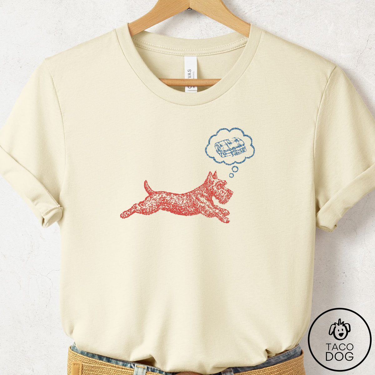 Scottie Daydream T-Shirt Natural Taco-Dog