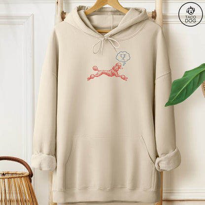Poodle Daydream Hoodie Sand Taco-Dog