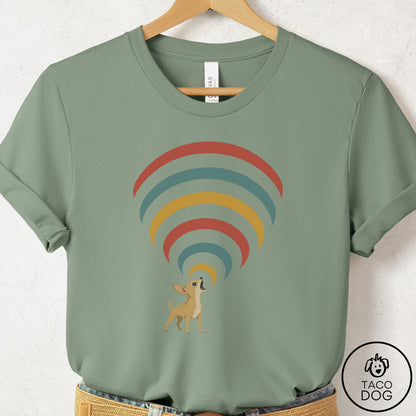 Chihuahua Decibel T-Shirt Sage Taco-Dog