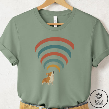 Corgi Decibel T-Shirt Sage Taco-Dog