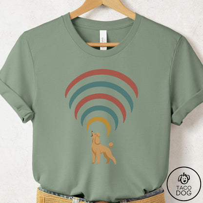 Poodle Decibel T-Shirt Sage Taco-Dog