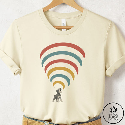 Schnauzer Decibel T-Shirt Natural Taco-Dog