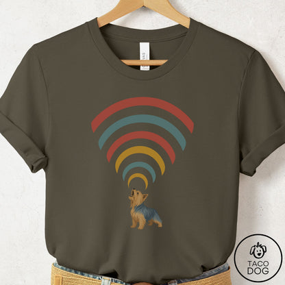 Yorkshire Terrier Yorkie Decibel T-Shirt Army Taco-Dog