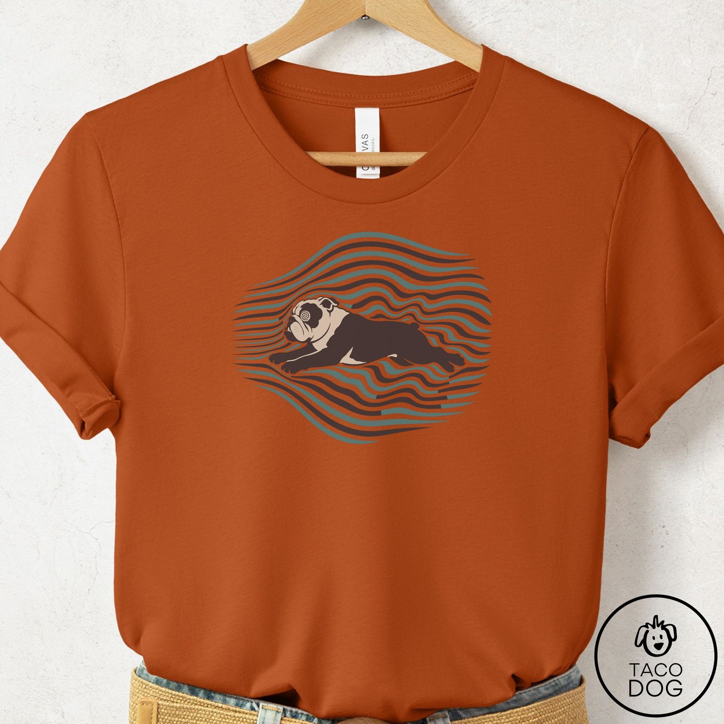 English Bulldog Disturbance T-Shirt