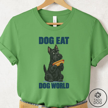 Scottie Dog Eat Dog T-Shirt Leaf Taco-Dog