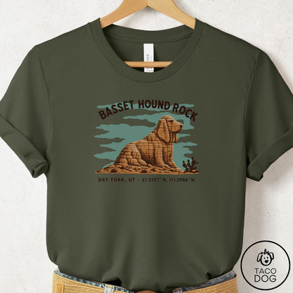 Basset Hound Dog Rock T-Shirt