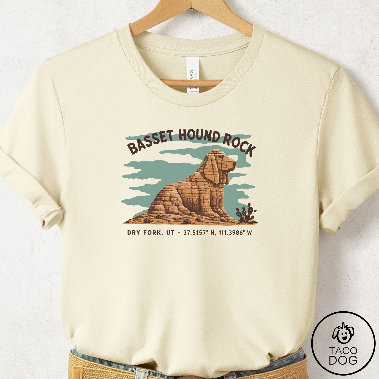 Basset Hound Dog Rock T-Shirt