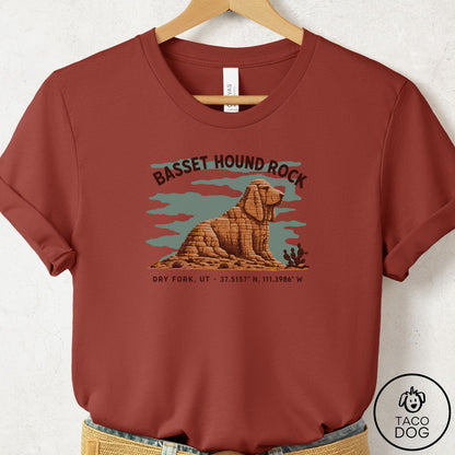 Basset Hound Dog Rock T-Shirt