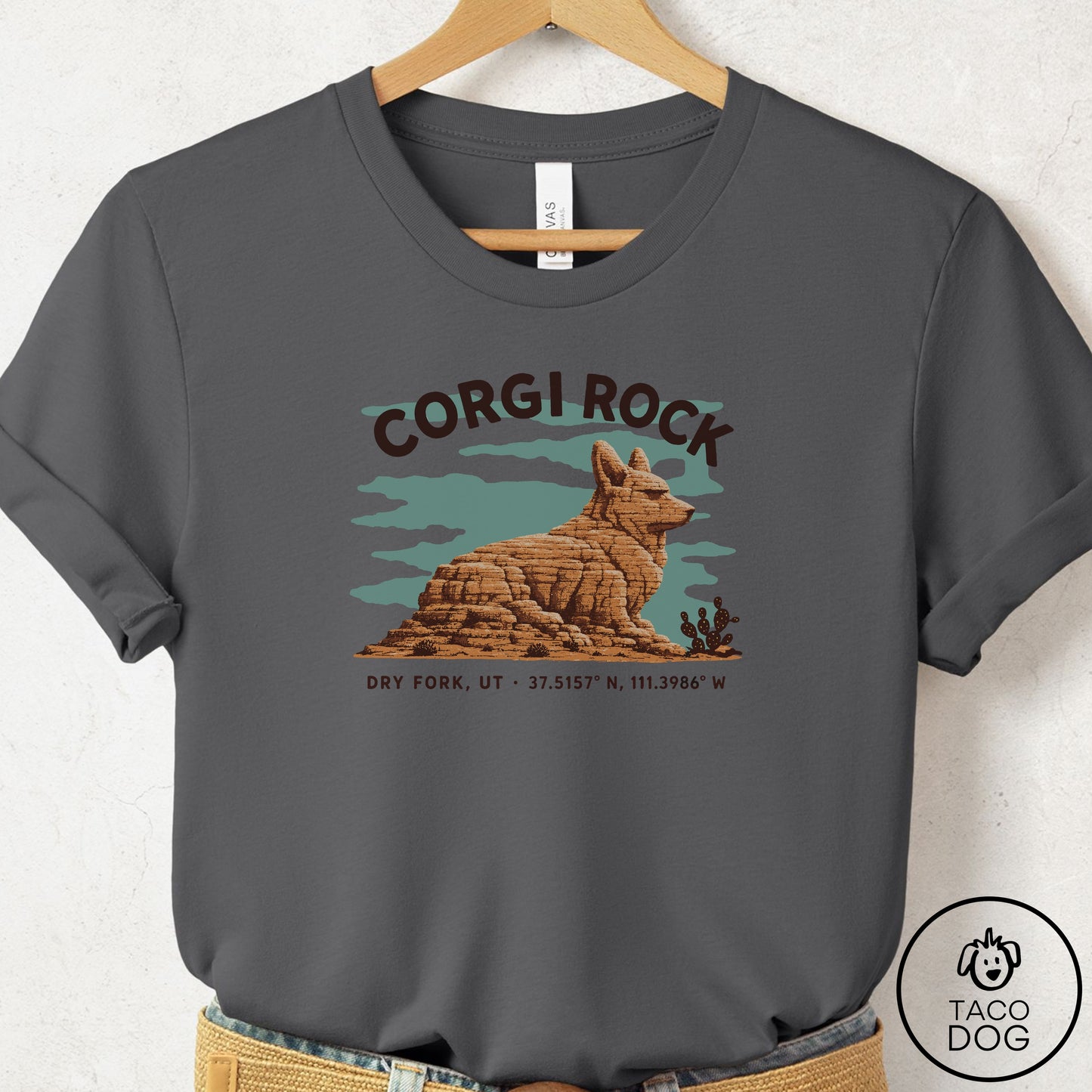 Corgi Dog Rock T-Shirt