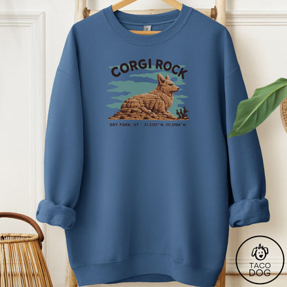 Corgi Dog Rock Sweatshirt