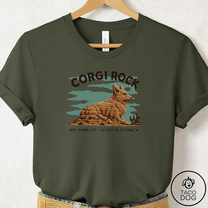 Corgi Dog Rock T-Shirt