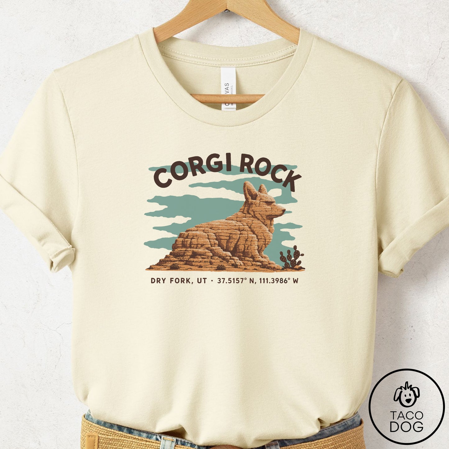 Corgi Dog Rock T-Shirt