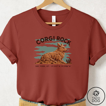 Corgi Dog Rock T-Shirt