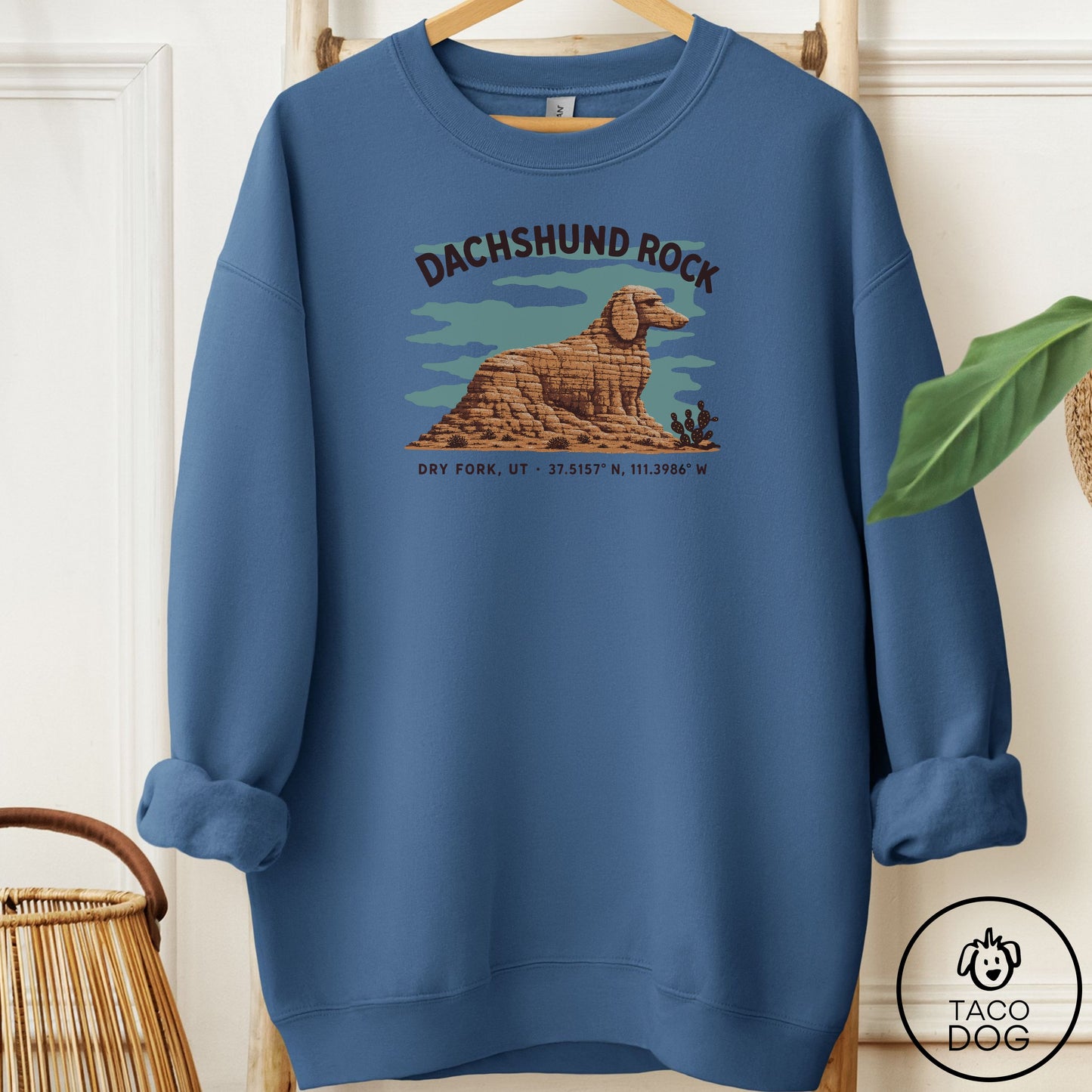 Dachshund Dog Rock Sweatshirt