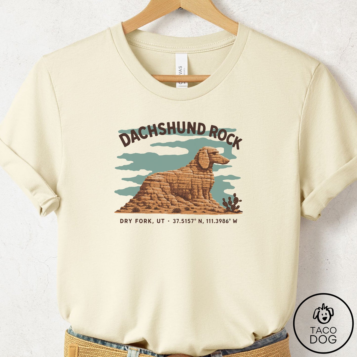 Dachshund Dog Rock T-Shirt