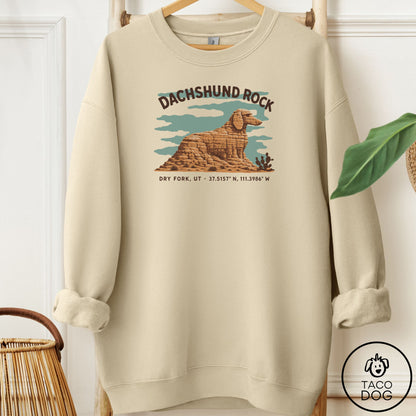 Dachshund Dog Rock Sweatshirt
