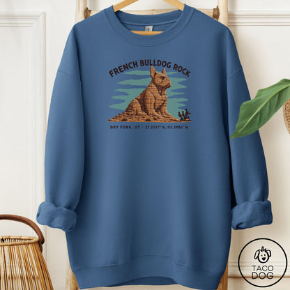 French Bulldog Frenchie Dog Rock Sweatshirt