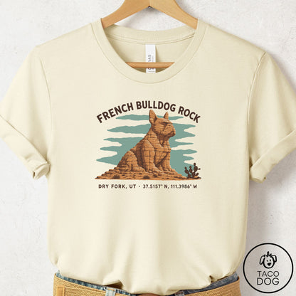 French Bulldog Frenchie Dog Rock T-Shirt