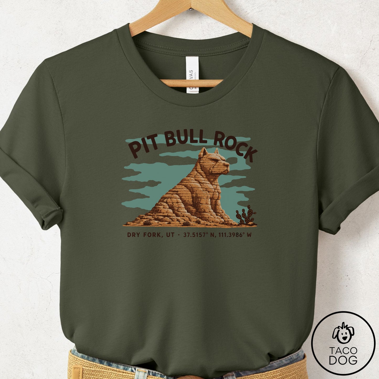 Pitbull Dog Rock T-Shirt