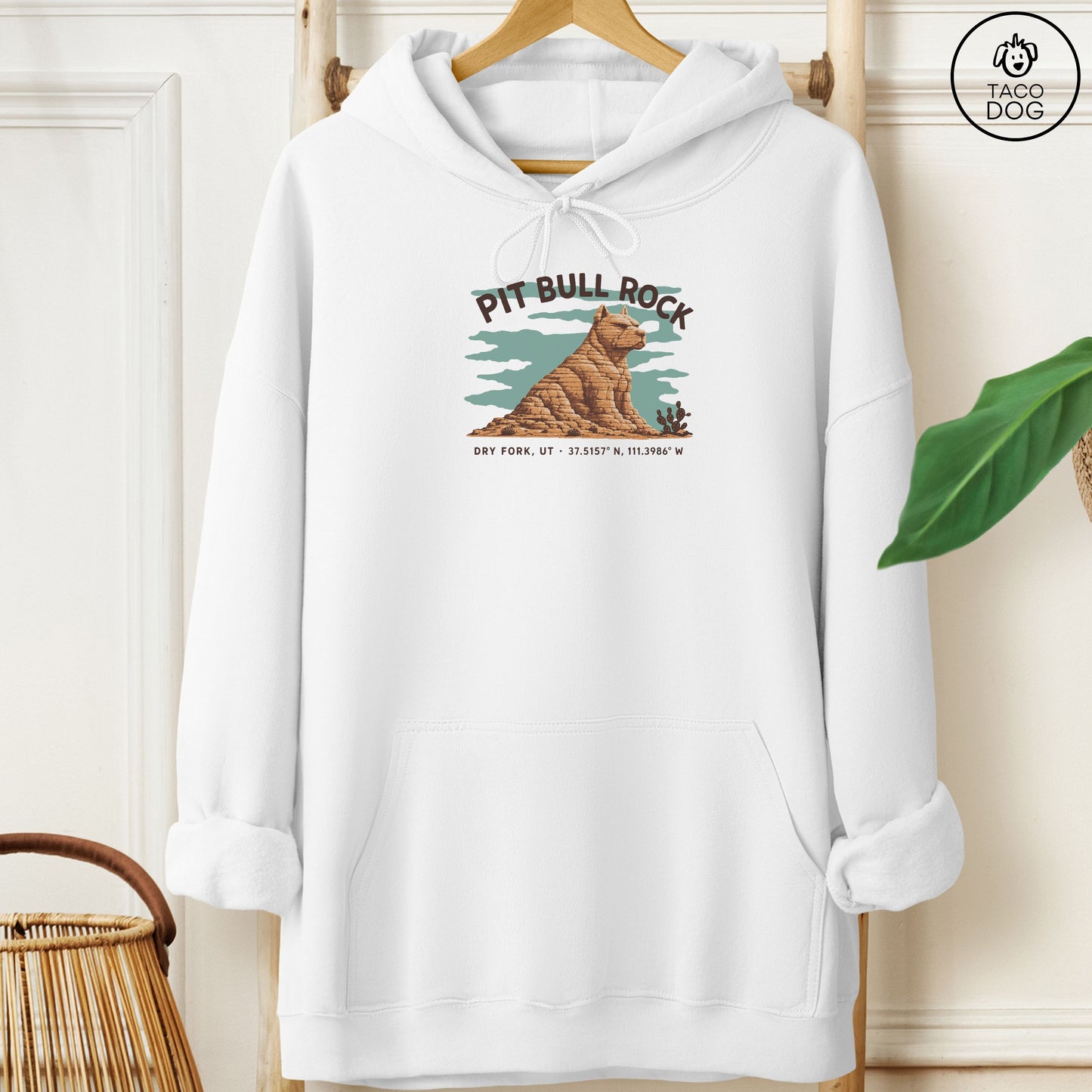Pitbull Dog Rock Hoodie