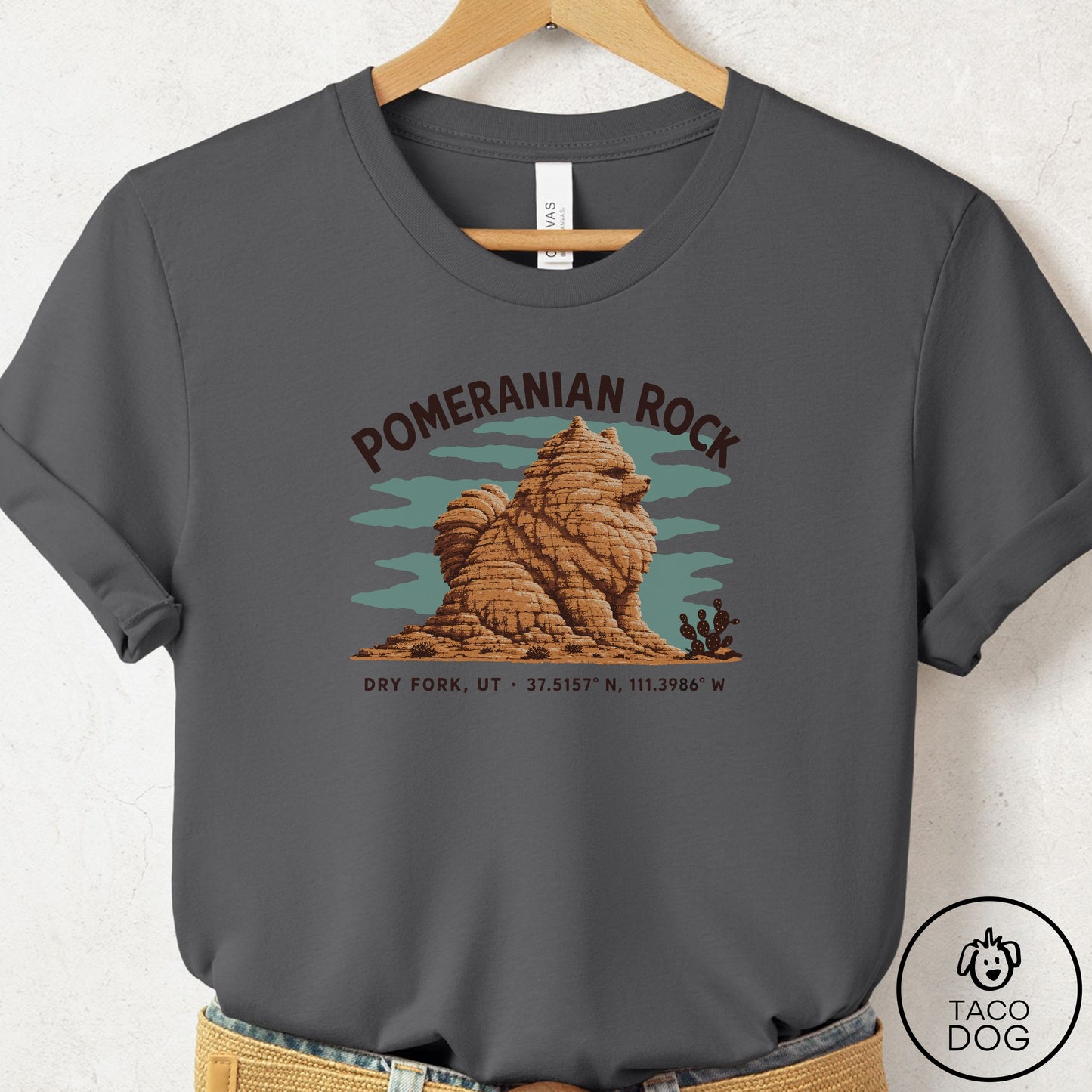 Pomeranian Dog Rock T-Shirt