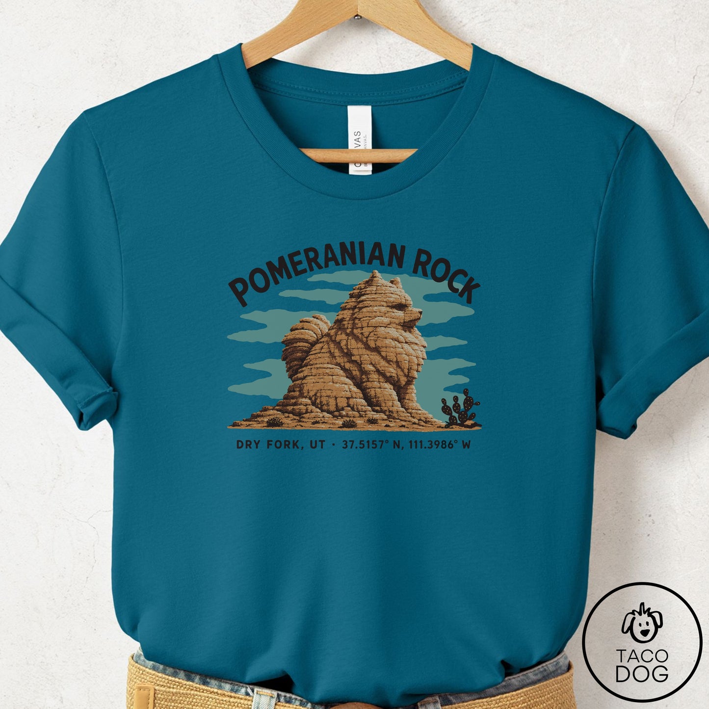 Pomeranian Dog Rock T-Shirt