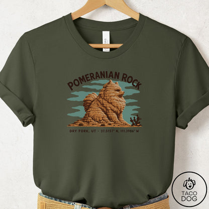 Pomeranian Dog Rock T-Shirt