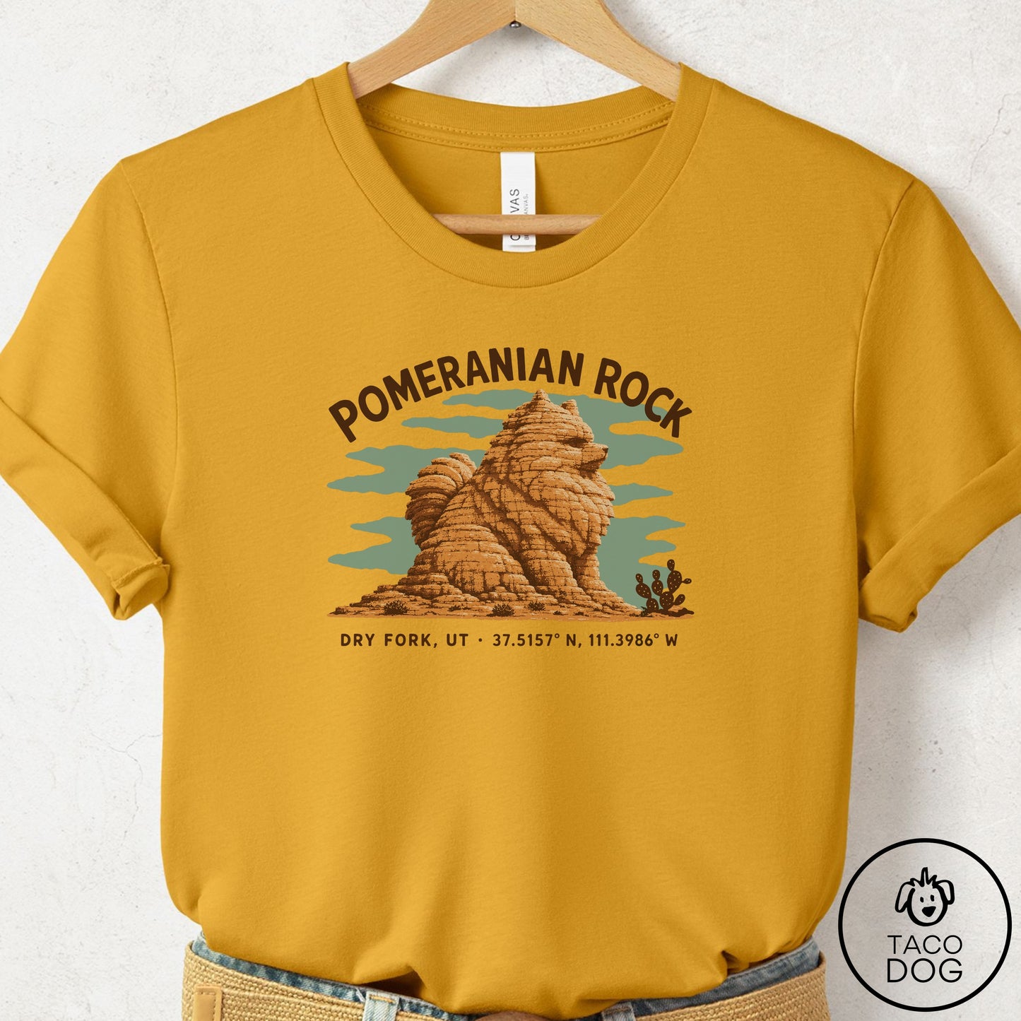 Pomeranian Dog Rock T-Shirt