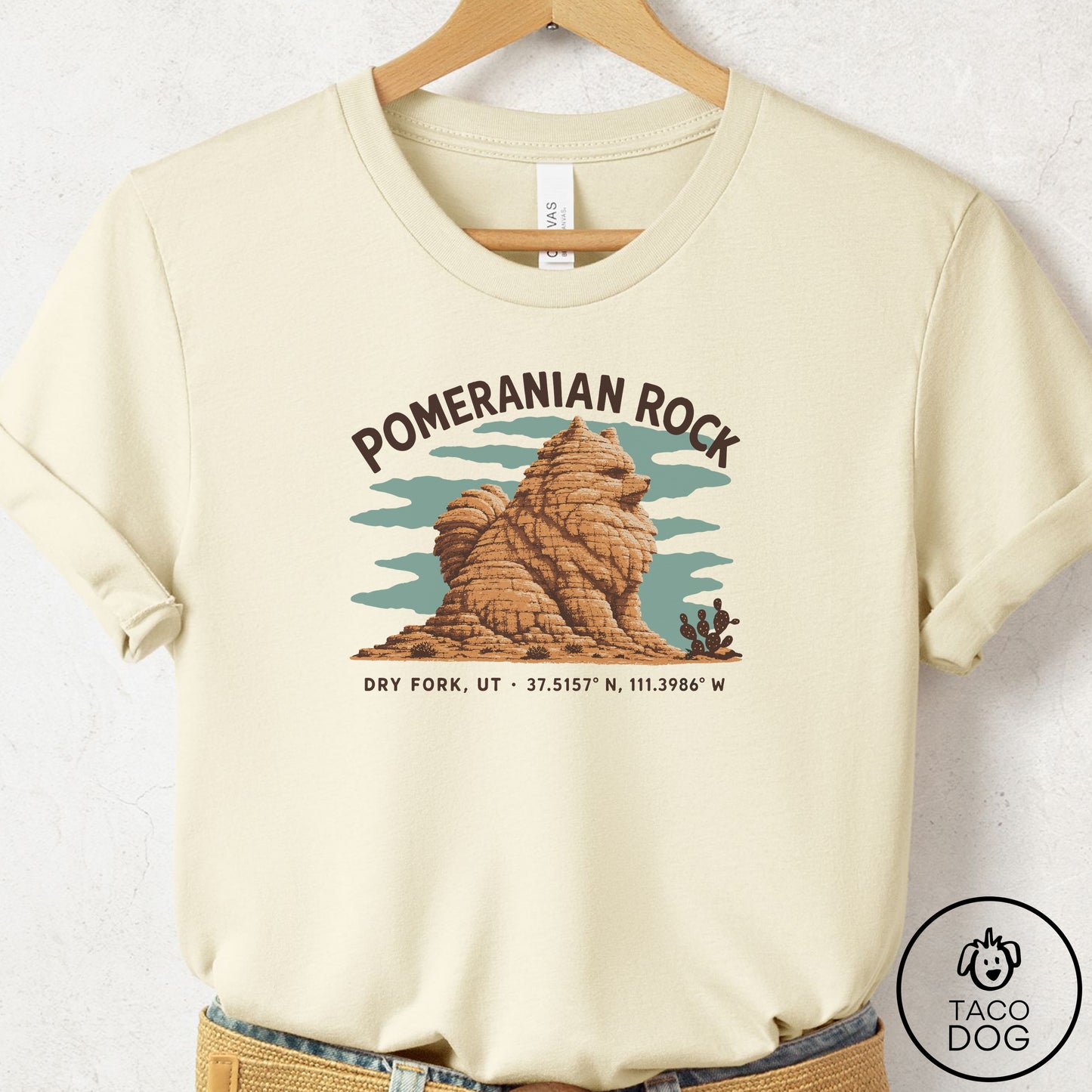 Pomeranian Dog Rock T-Shirt