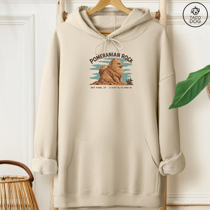 Pomeranian Dog Rock Hoodie